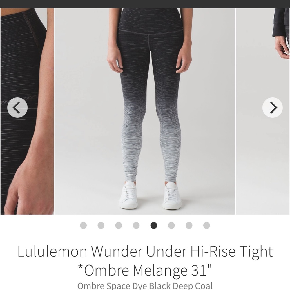Lululemon Wunder-under High rise tights 31”